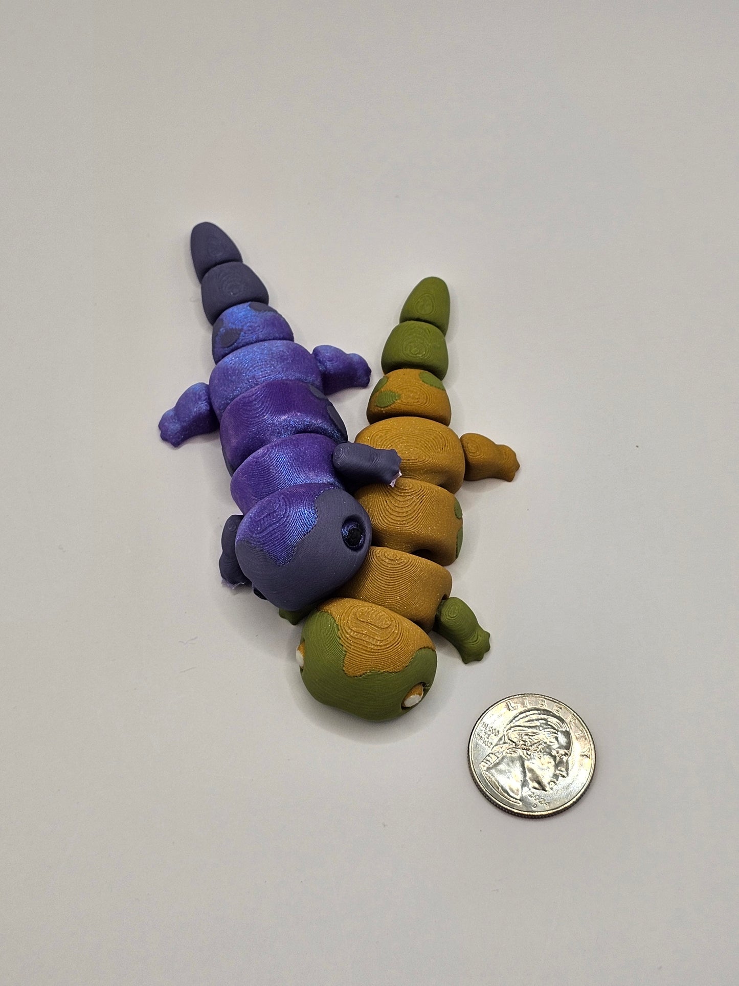 Salamander 3D Printed Articulating Figurine