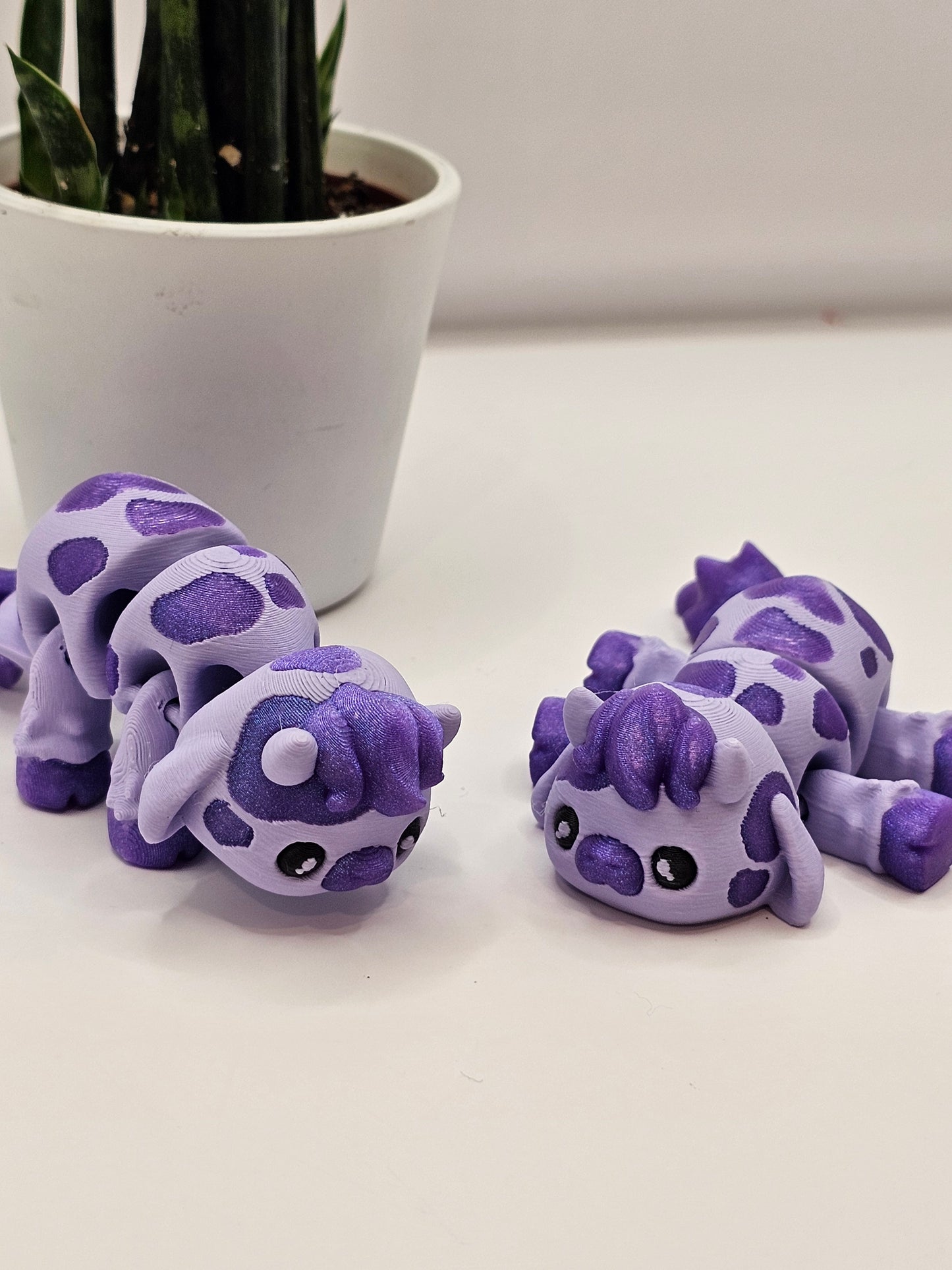 Highland Cow 3D Printed Articulating Figurines