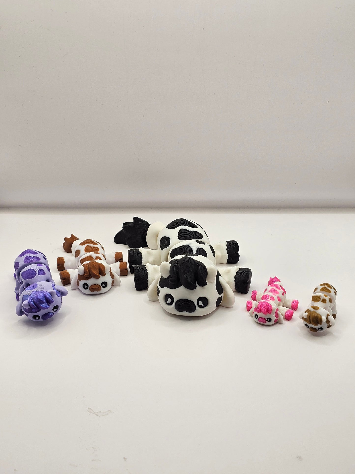 Highland Cow 3D Printed Articulating Figurines