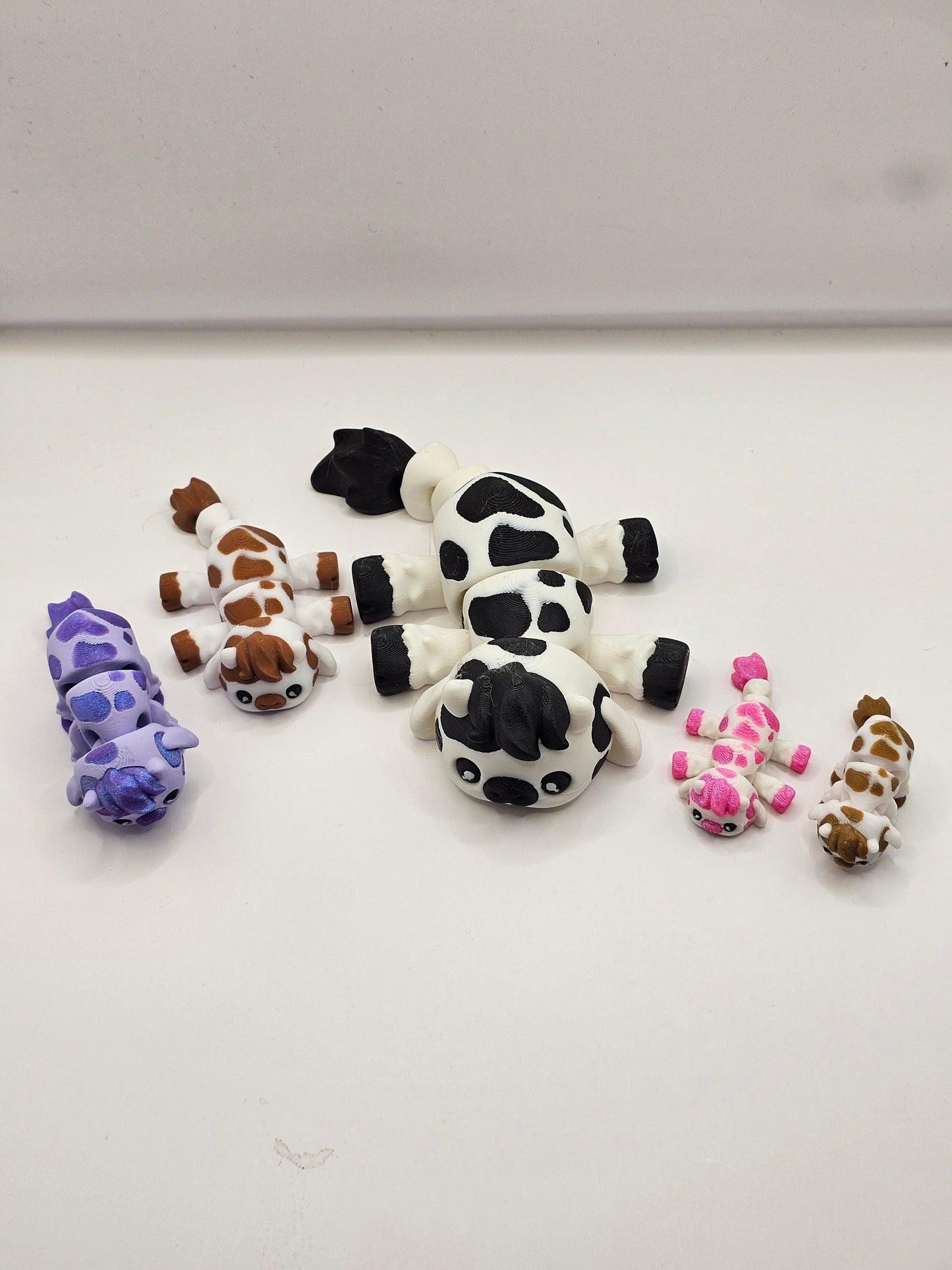 Highland Cow 3D Printed Articulating Figurines