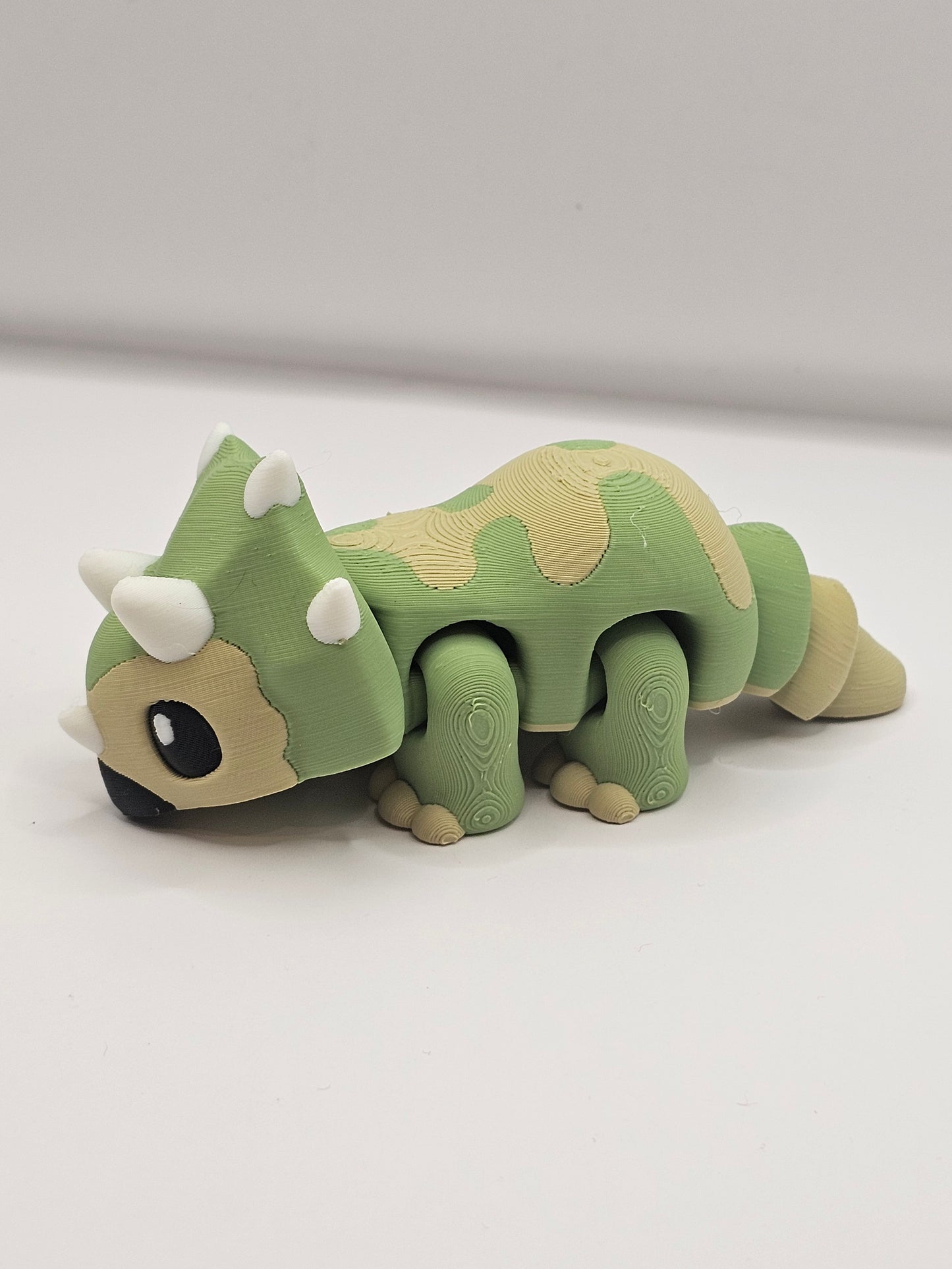Triceratops 3D Printed Articulating Figurine