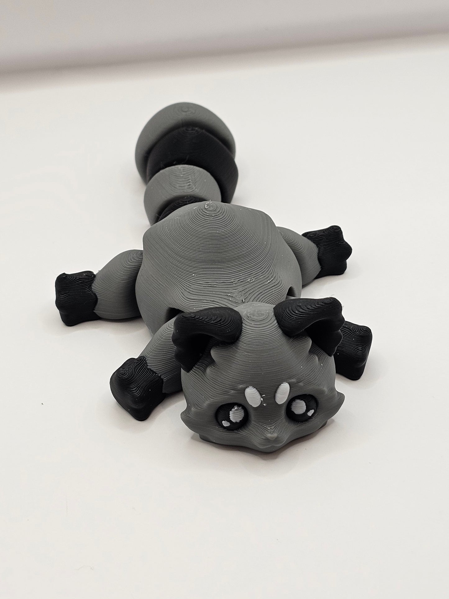 Raccoon 3D Printed Articulating Figurine
