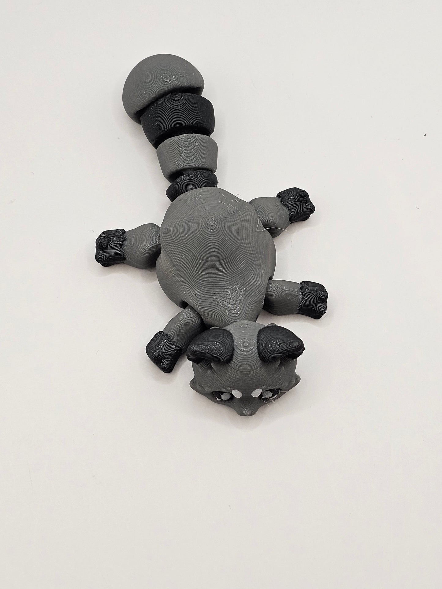 Raccoon 3D Printed Articulating Figurine