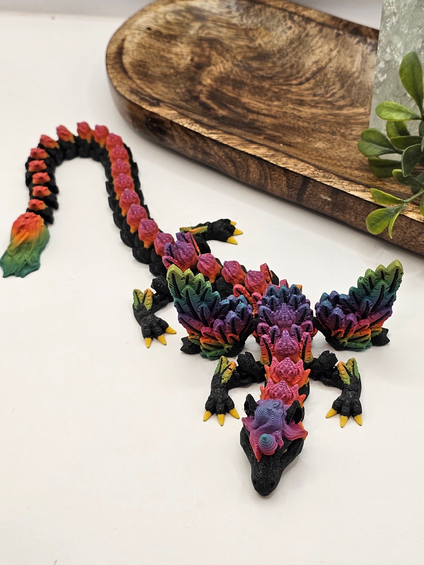 Alicorn Rainbow Dark/Light Winged Unicorn Decor/Fidget Articulating