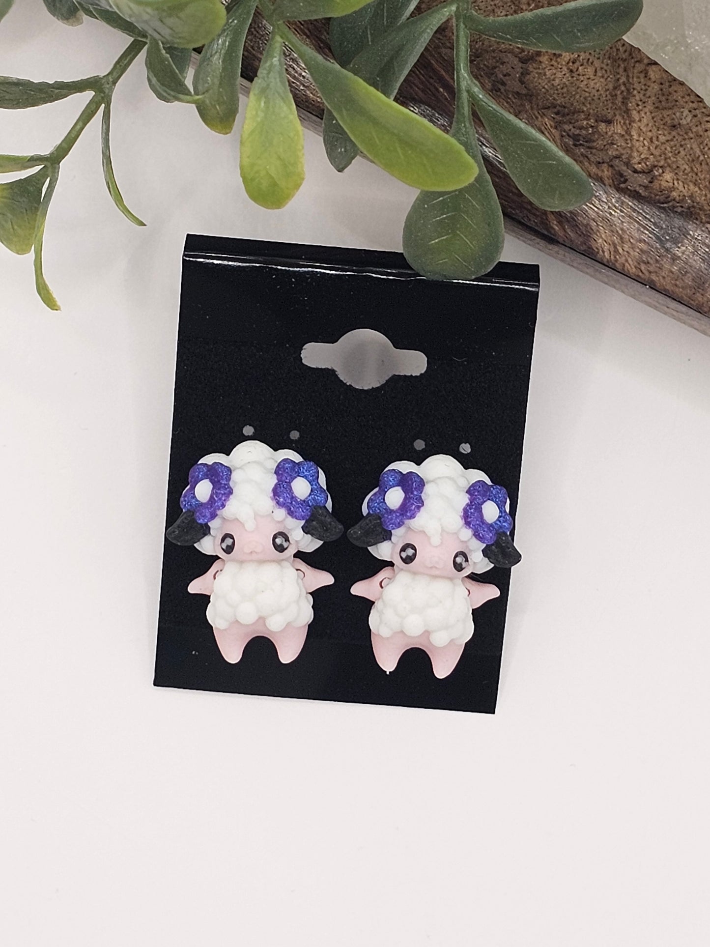 Micro 3D Printed Earrings Pixies-Spiders-Bats