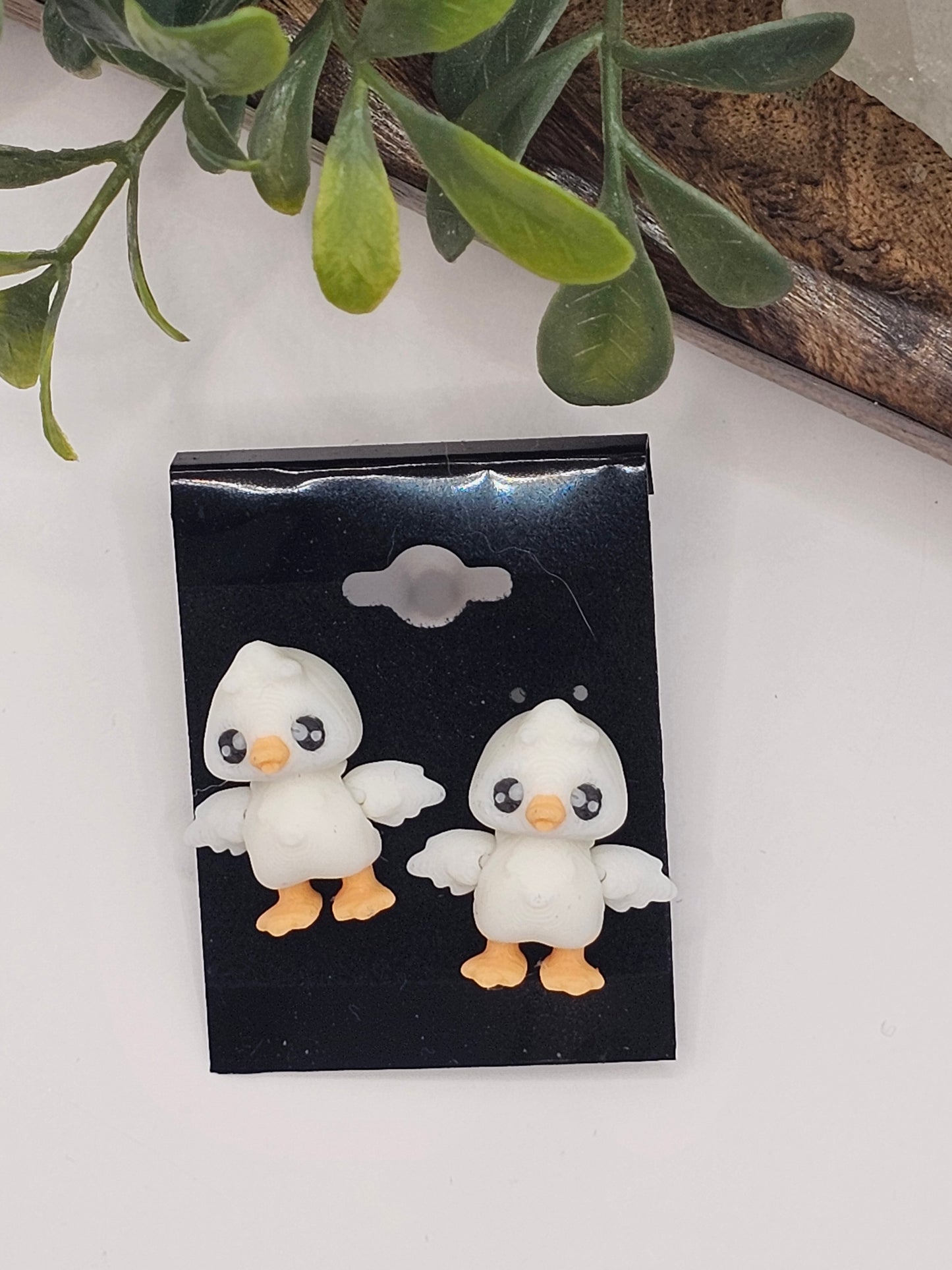 Micro 3D Printed Earrings Pixies-Spiders-Bats
