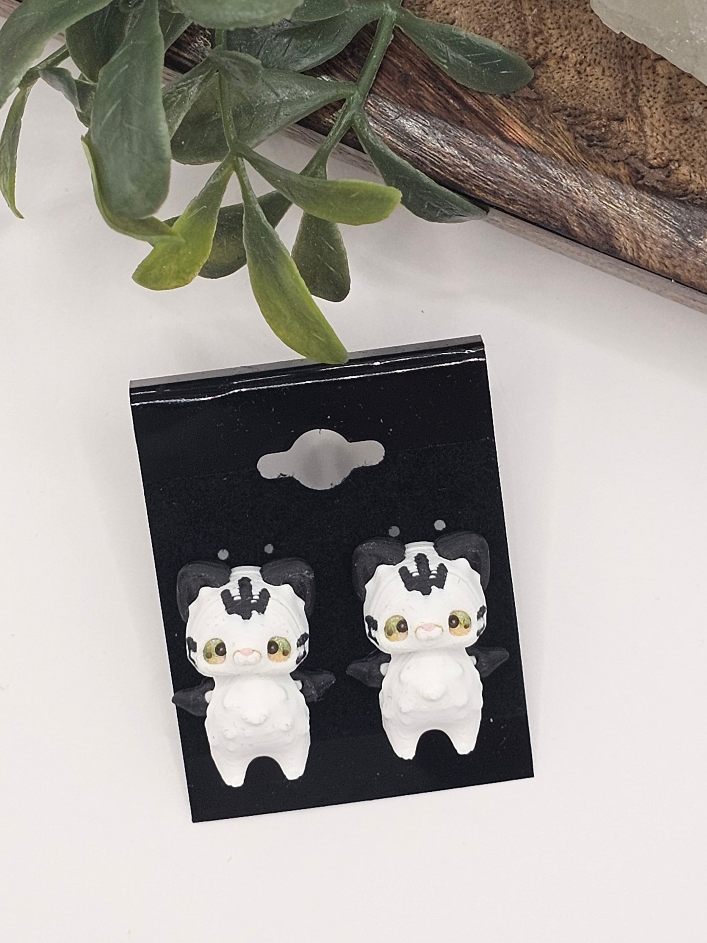 Micro 3D Printed Earrings Pixies-Spiders-Bats