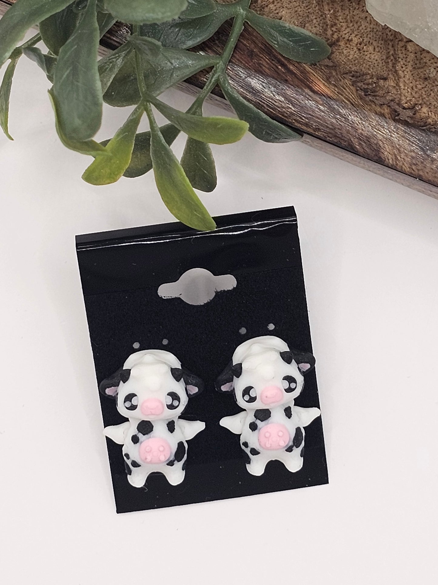 Micro 3D Printed Earrings Pixies-Spiders-Bats