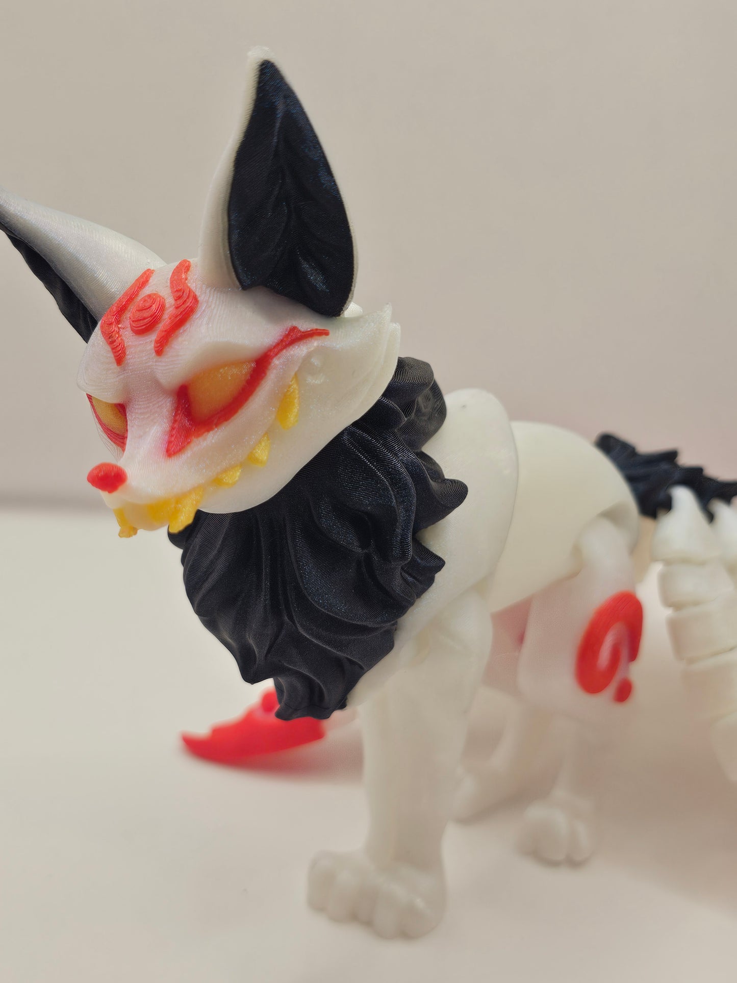 Kitsune Nine Tail Fox- Japanese Folklore- Twisty Prints