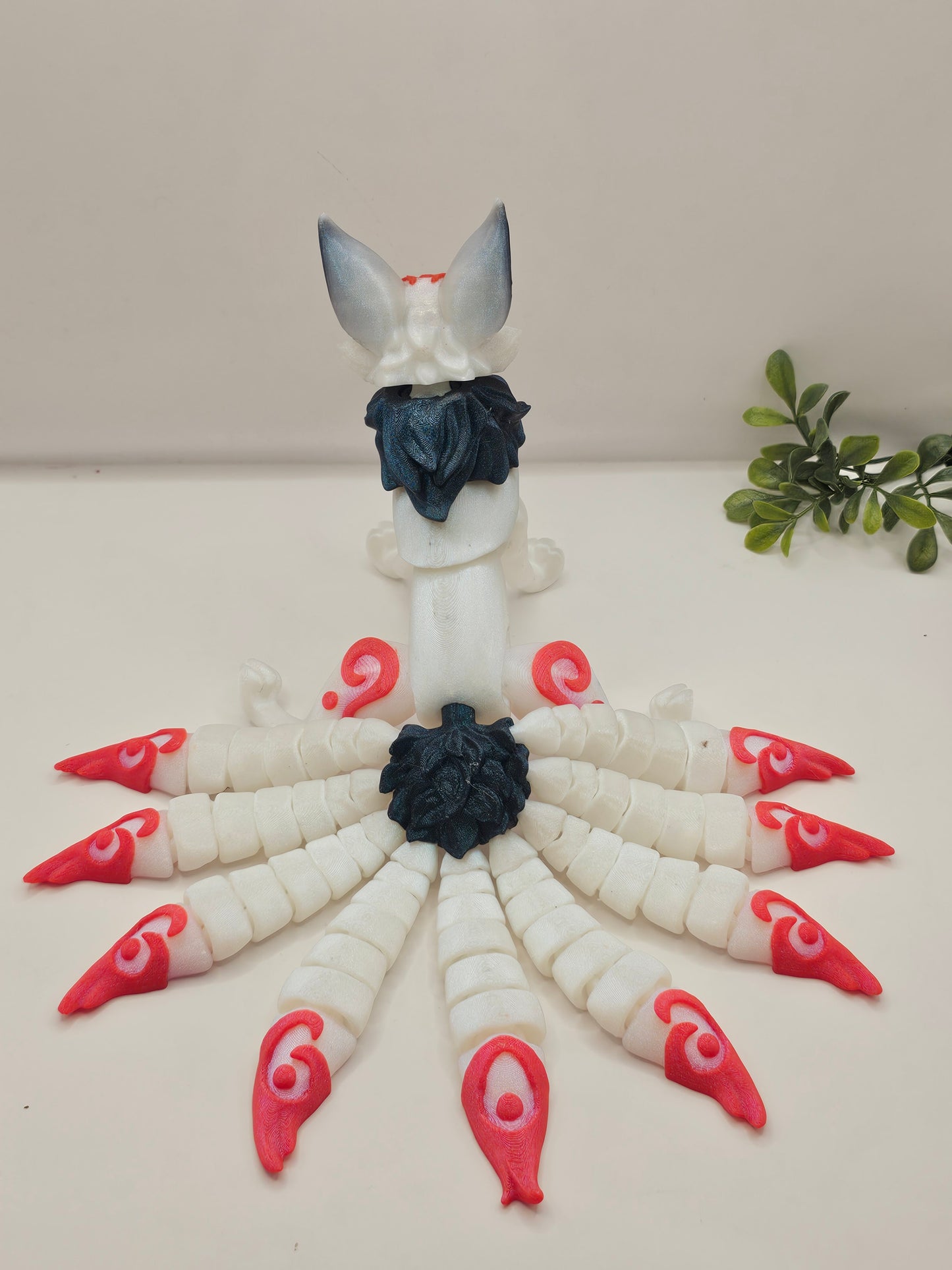 Kitsune Nine Tail Fox- Japanese Folklore- Twisty Prints