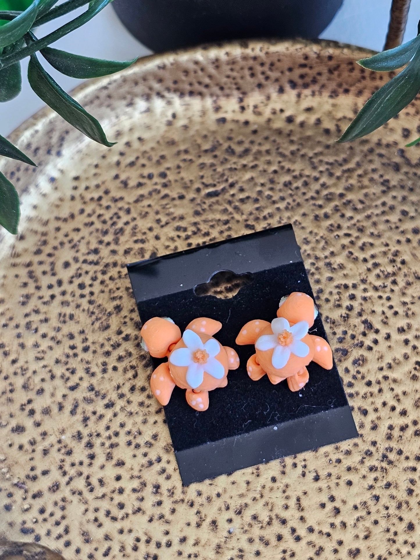 Micro 3D Printed Earrings Pixies-Spiders-Bats