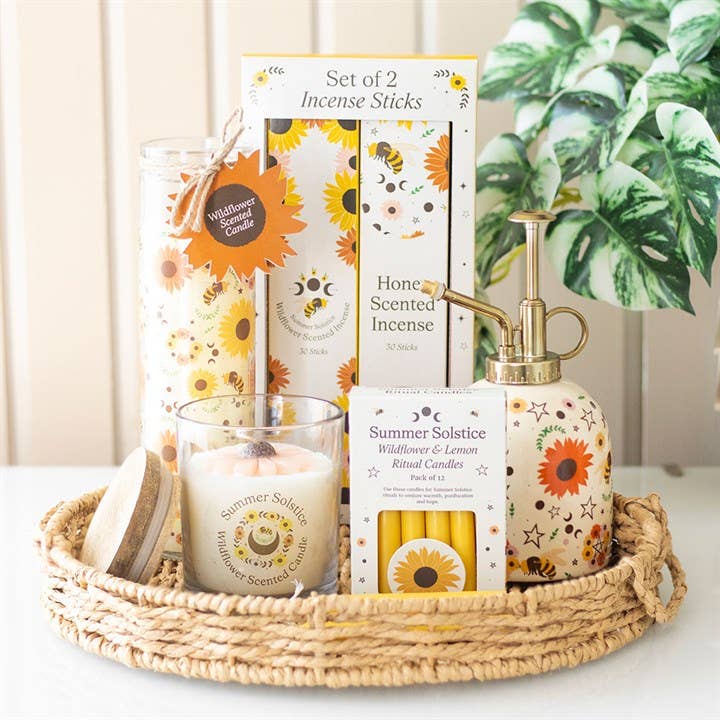Wildflower & Lemon Summer Solstice Ritual Candles
