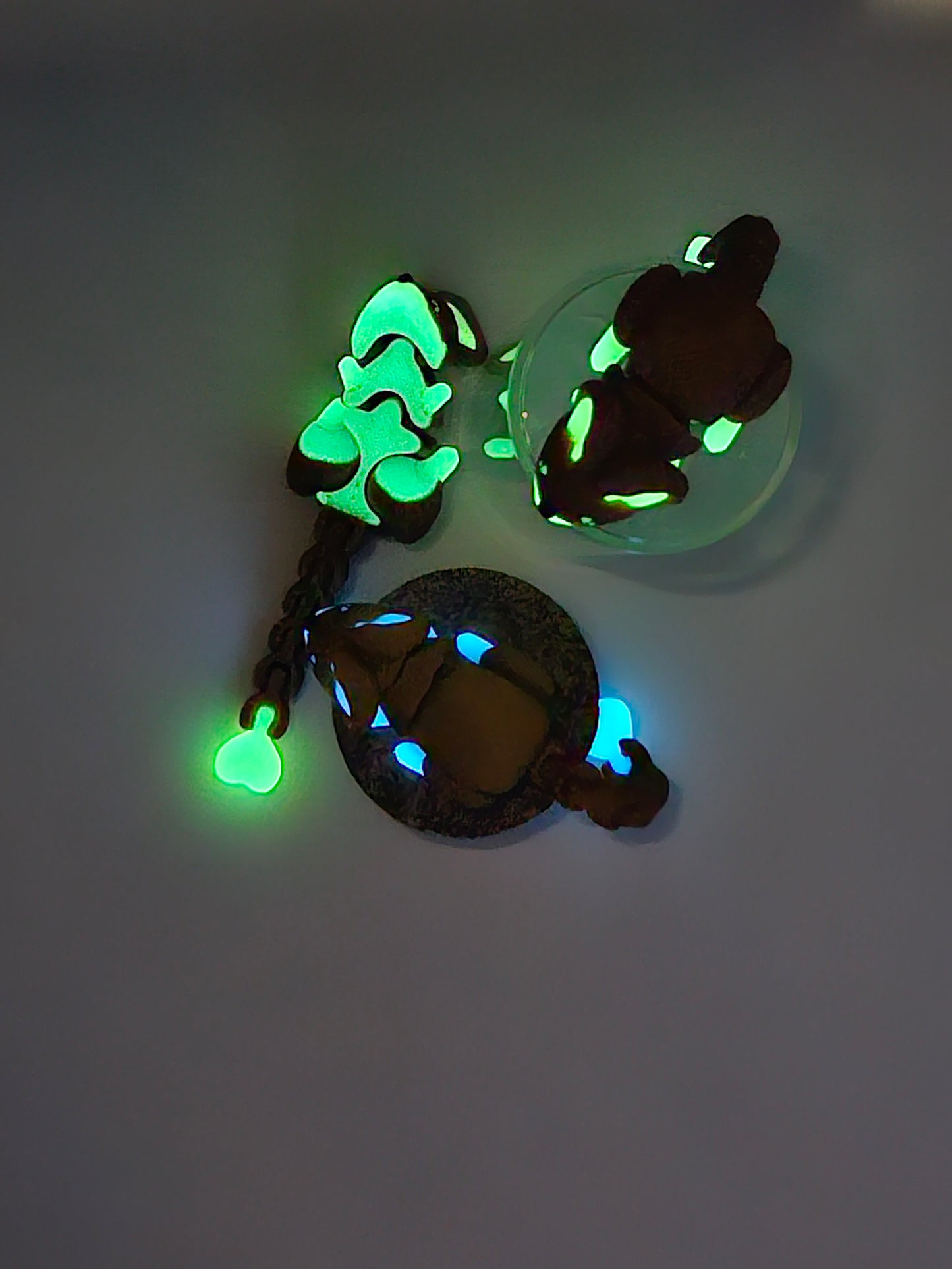 Mouse 3D Printed Articulating Figurine Glow-in-the-dark