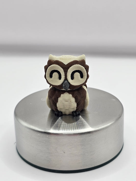 Owl Mini 3D Printed Articulating Figurine