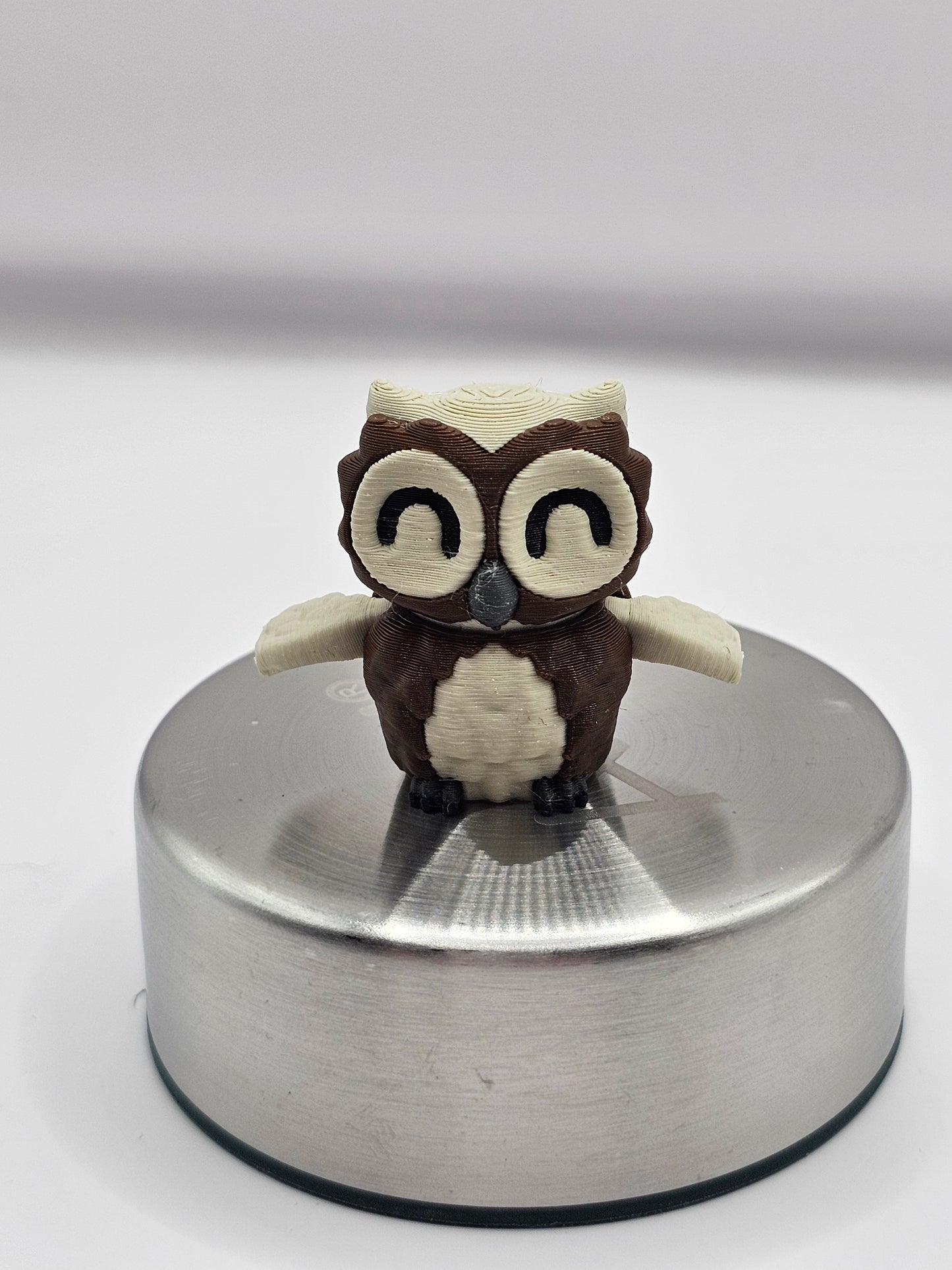 Owl Mini 3D Printed Articulating Figurine