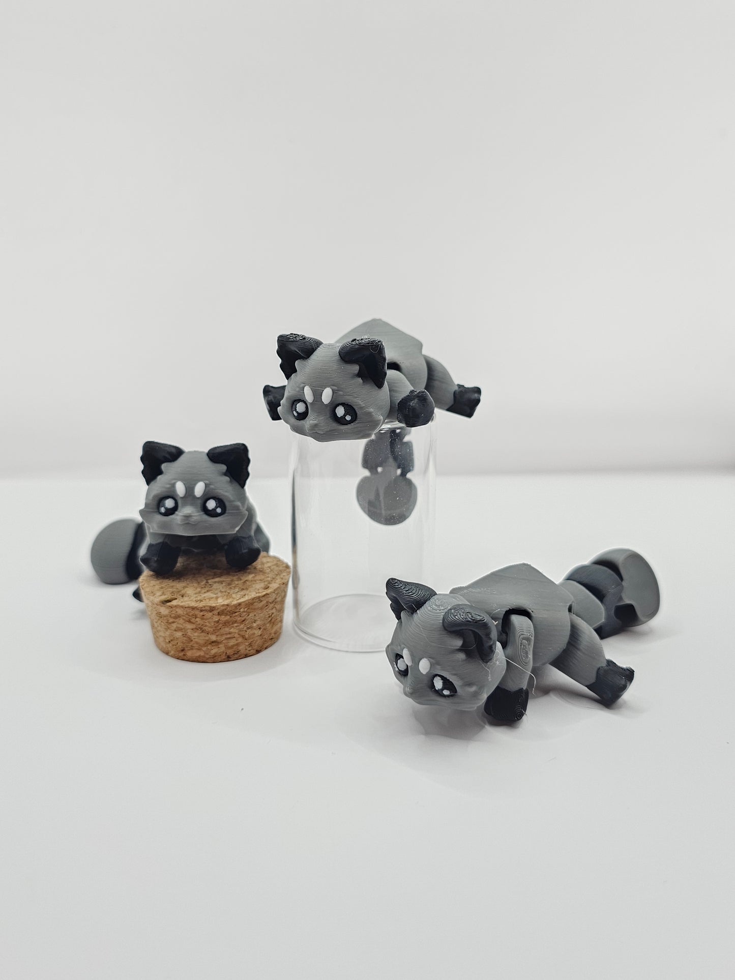 Raccoon 3D Printed Articulating Figurine