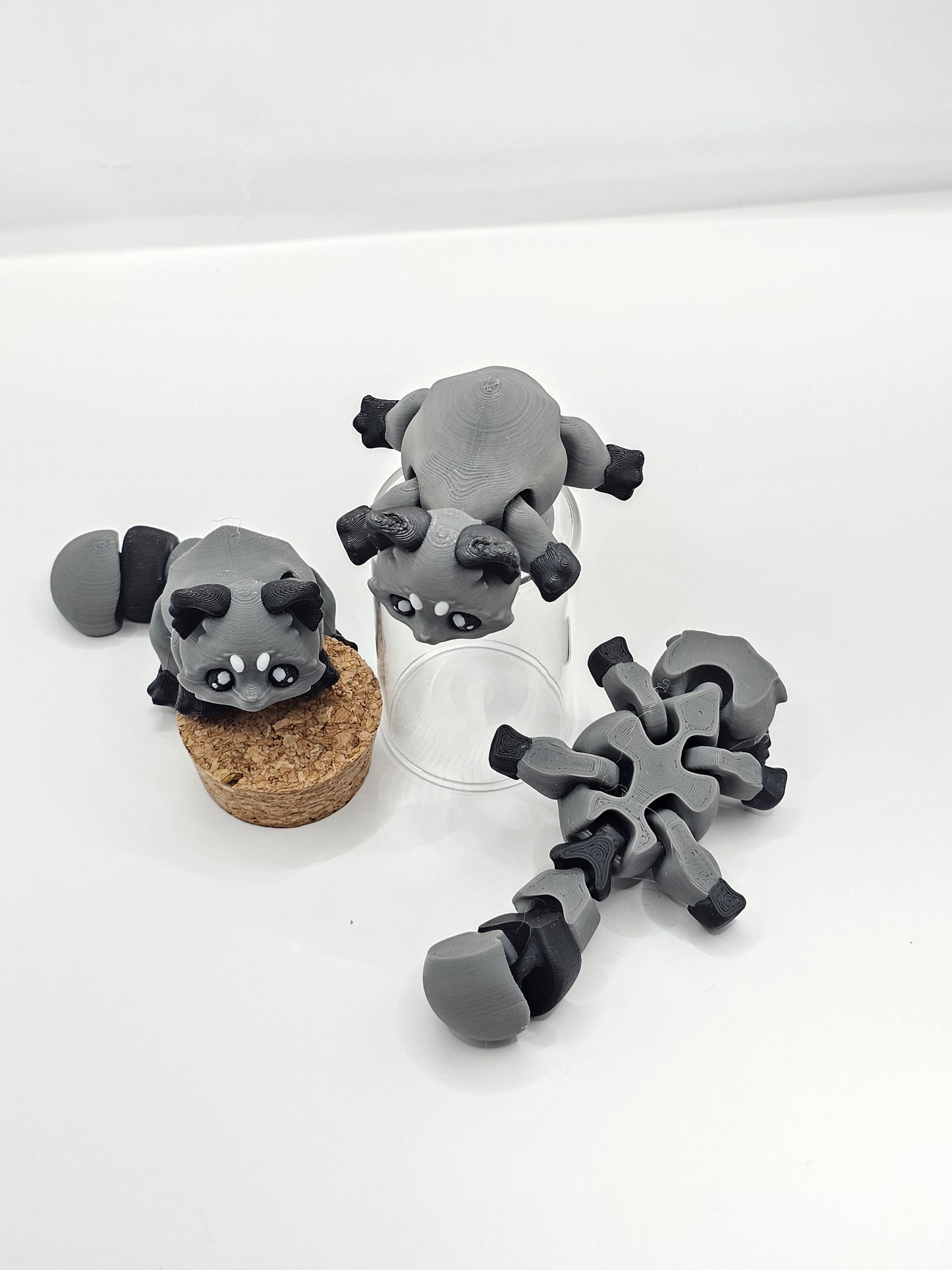 Raccoon 3D Printed Articulating Figurine