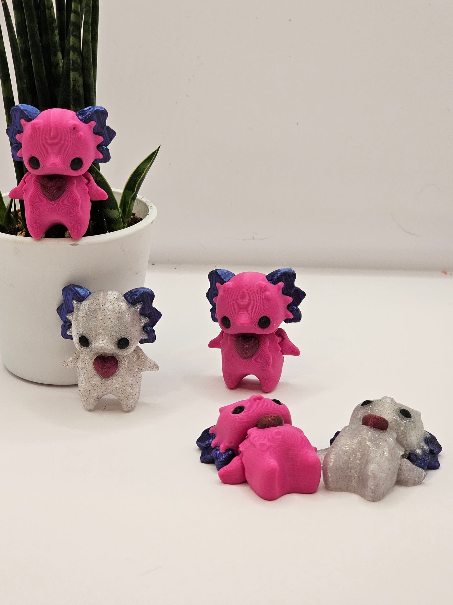 Pocket Mini 3D Printed Animal Figurines Articulating