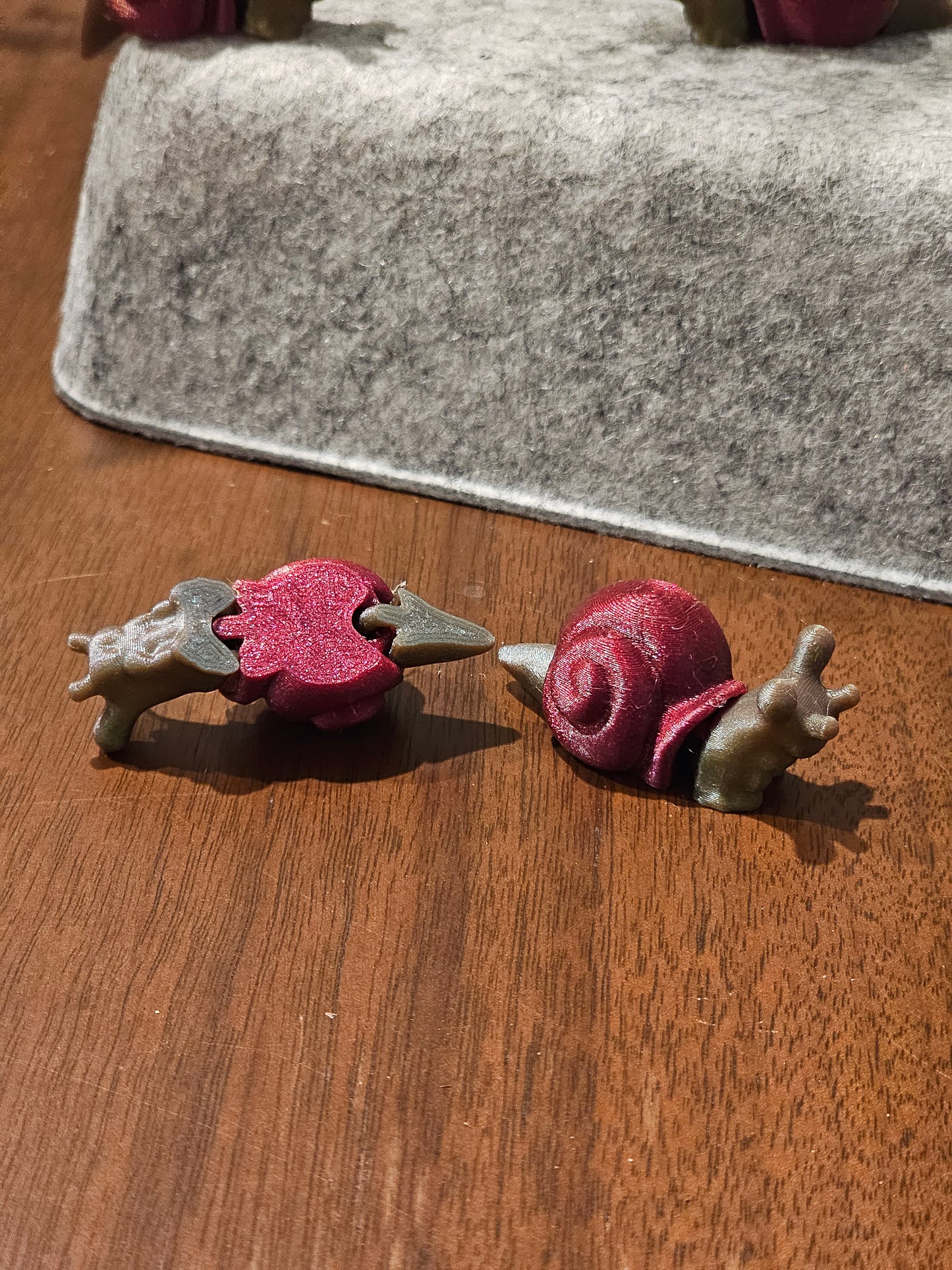 Shimmer Snail 3D Printed Articulating Mini Figurine Fidget