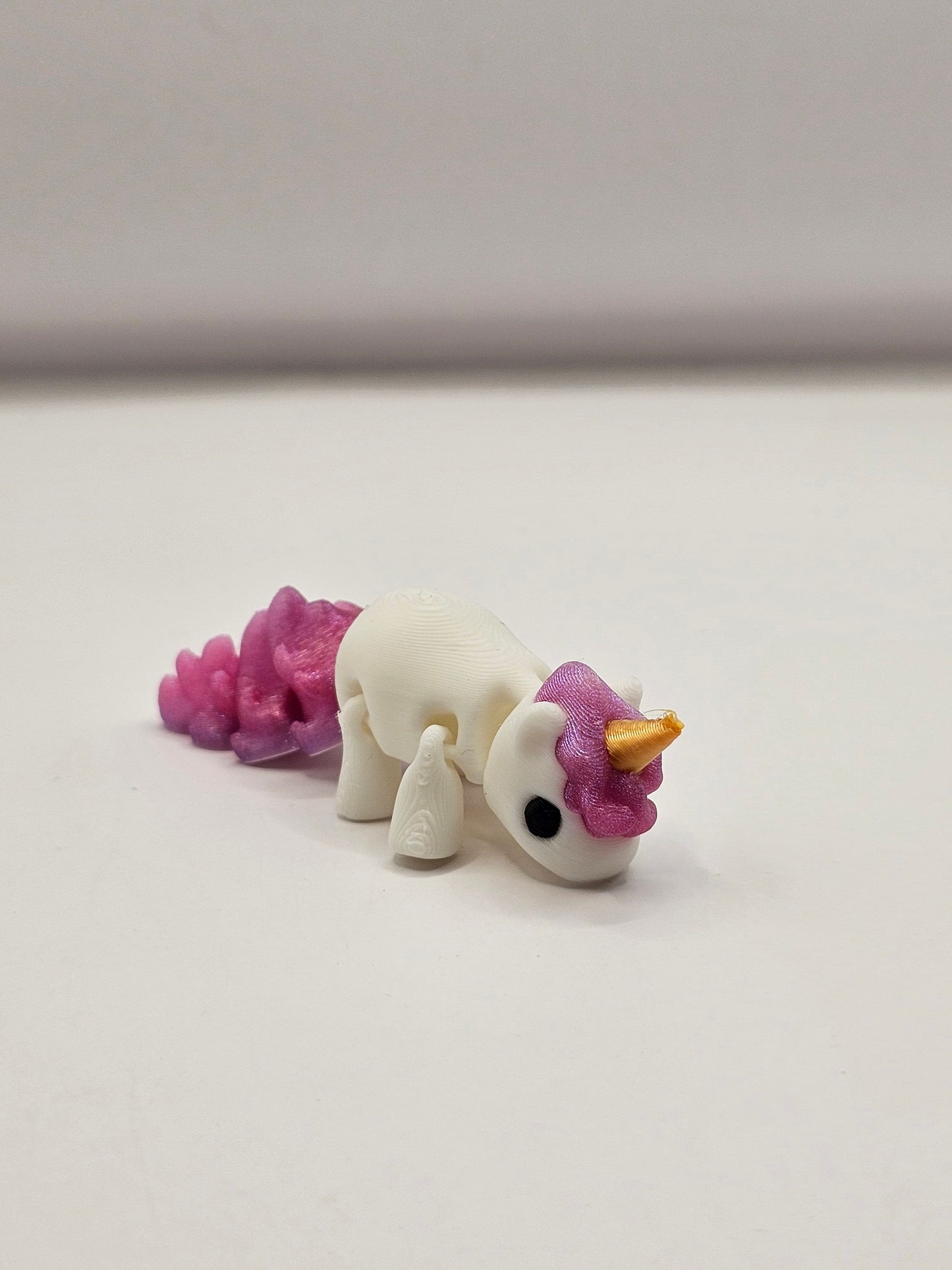 Unicorn 3D Printed Articulating Figurine Shimmer Cutie