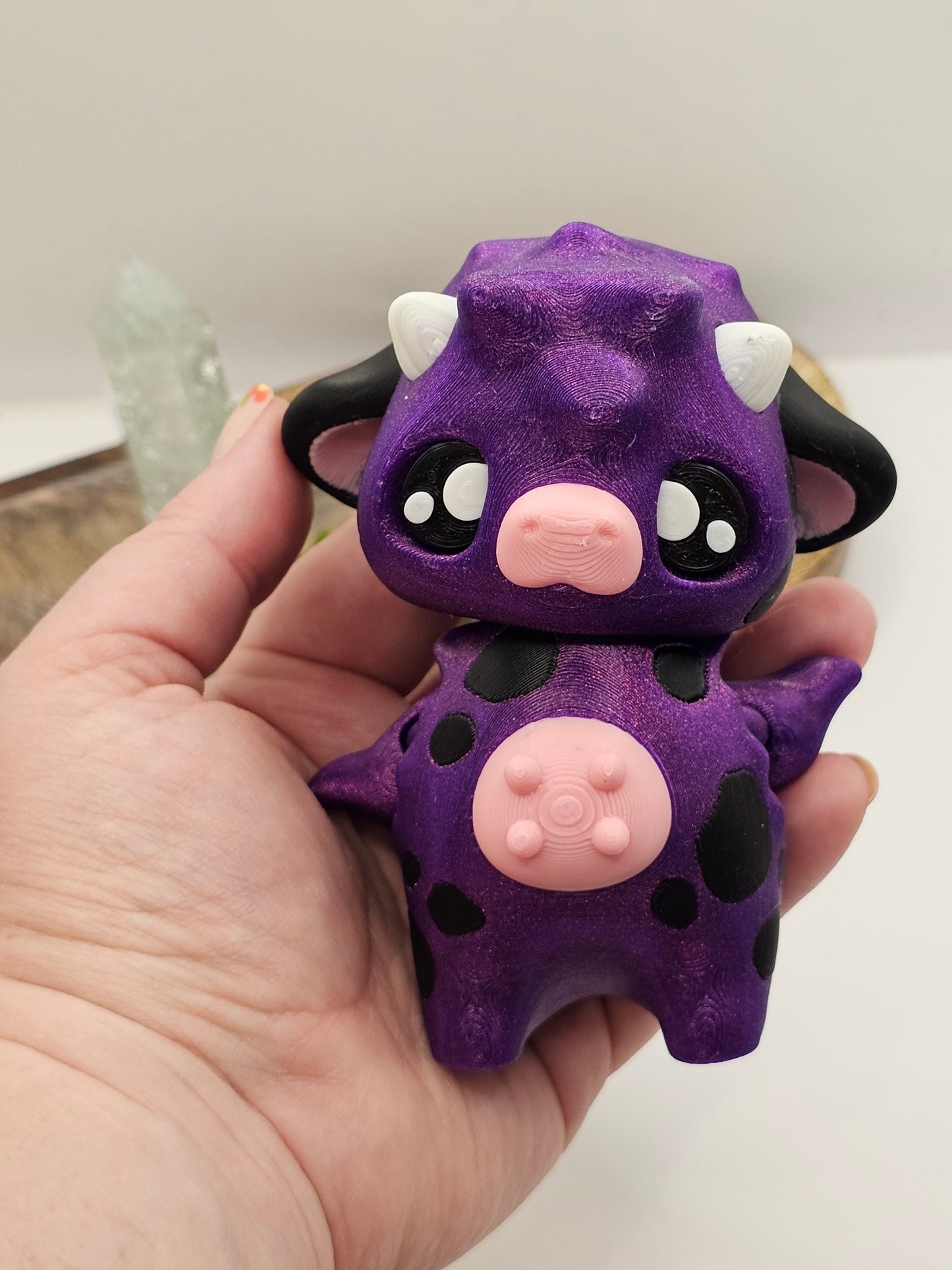 Highland Cow 3D Printed Articulating Figurines