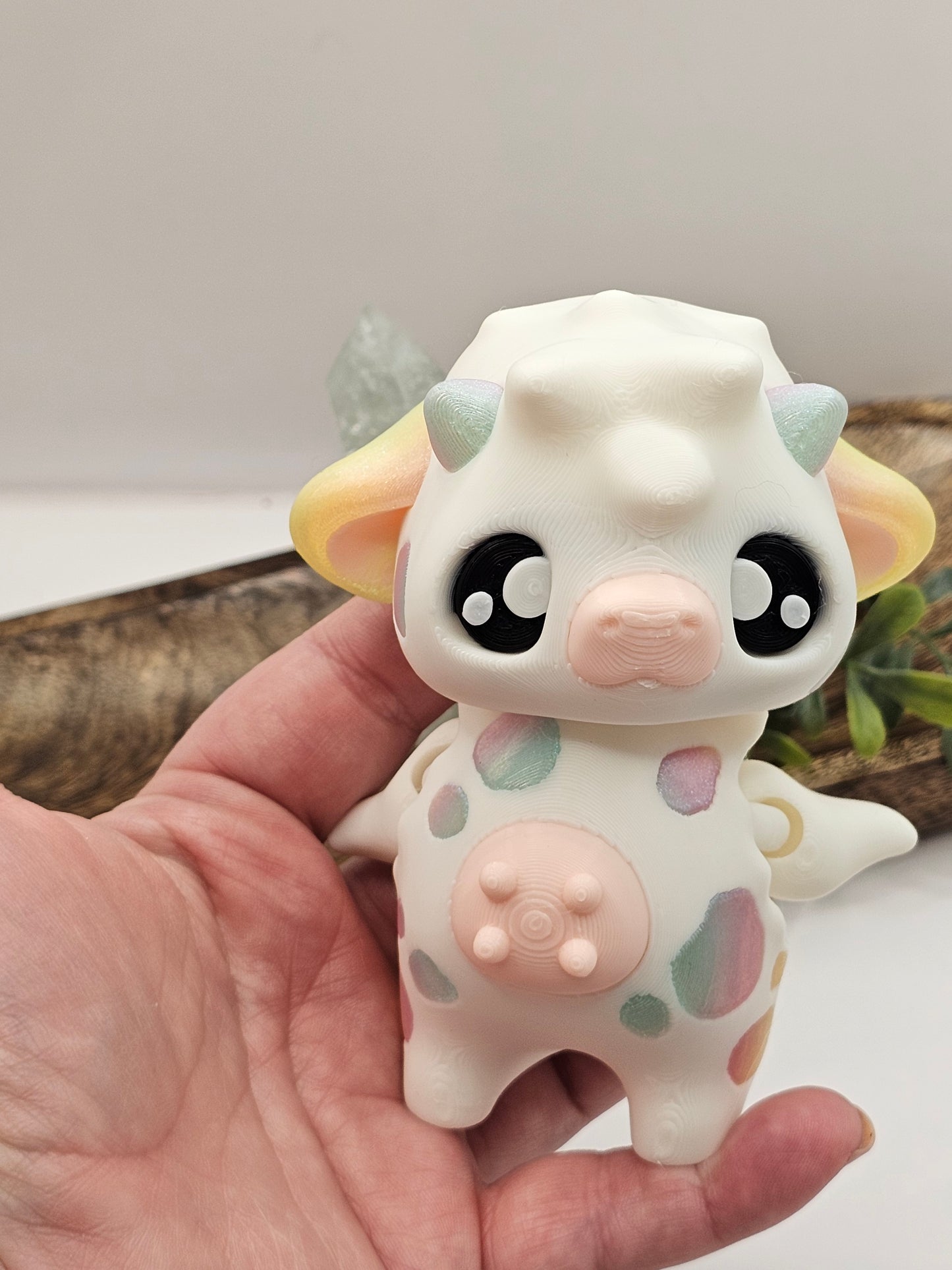 Highland Cow 3D Printed Articulating Figurines