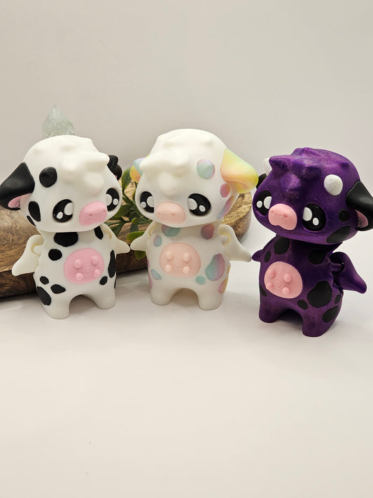 Highland Cow 3D Printed Articulating Figurines