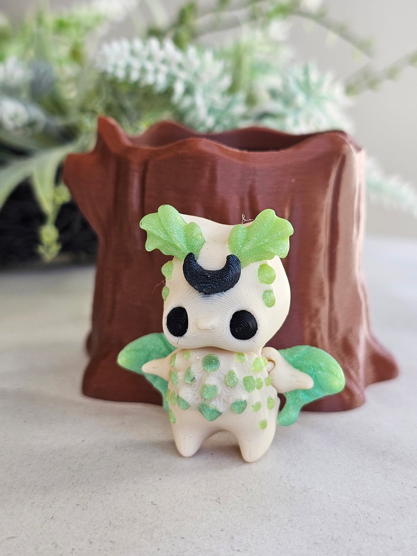 Mini Pixies Bat/Luna Moth/Deer/Mushroom- Layers In Green