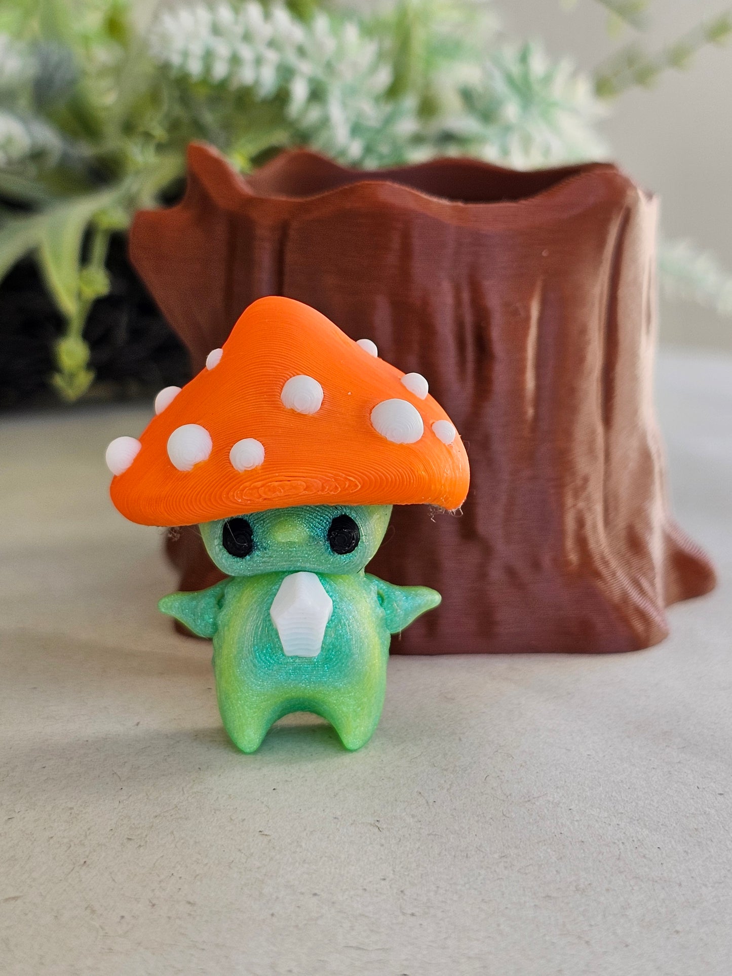Mini Pixies Bat/Luna Moth/Deer/Mushroom- Layers In Green