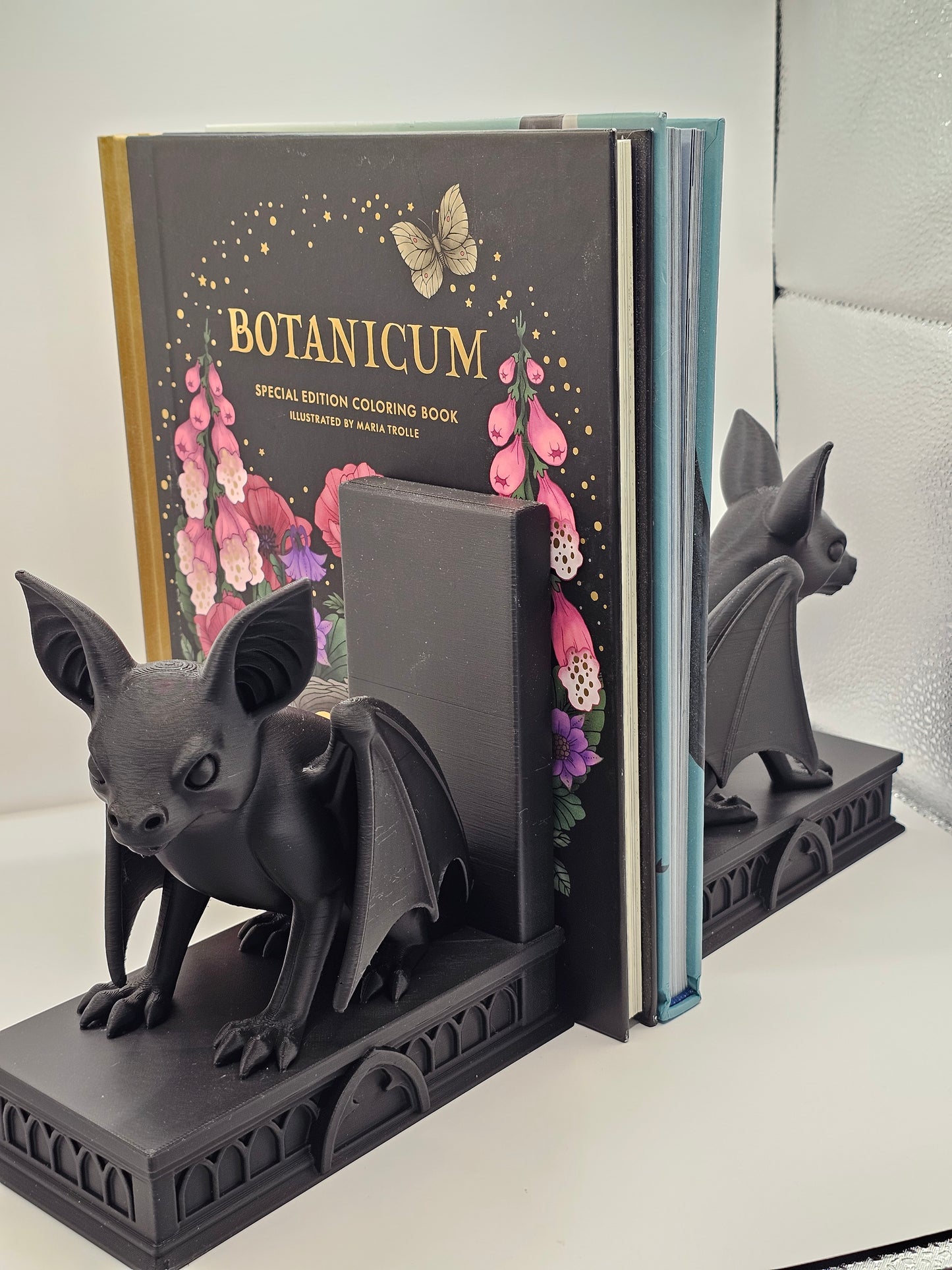 Gothic Bat Bookends