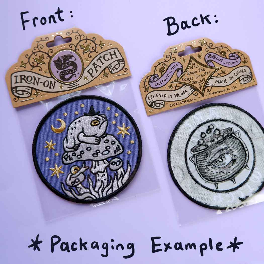 Frog Serenade - Embroidered Patch