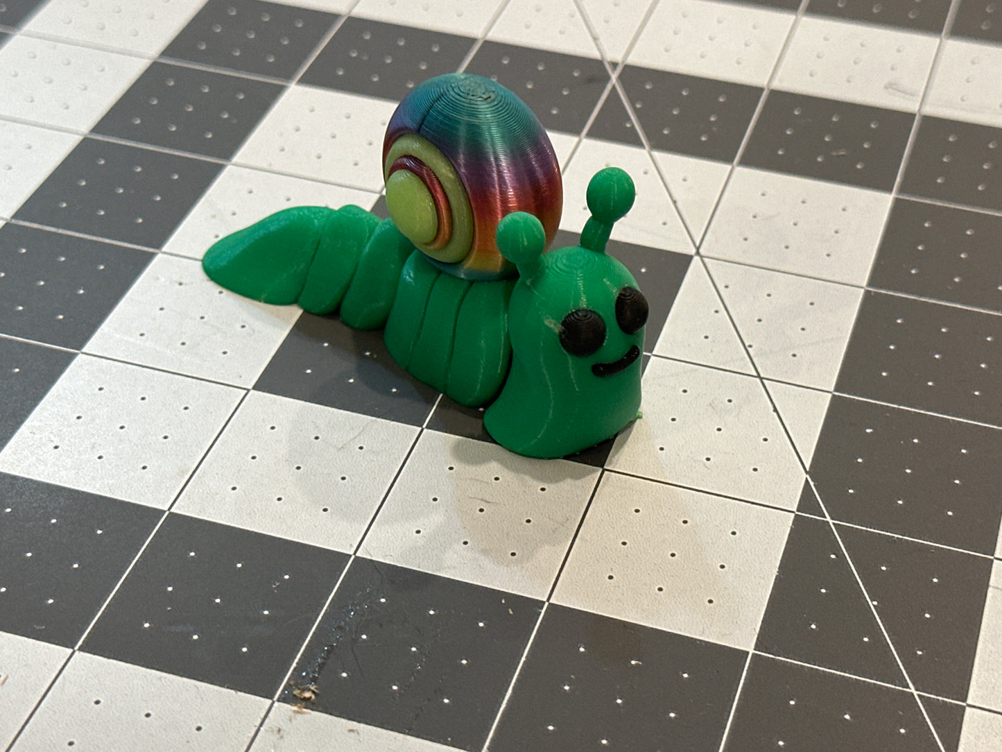 Bob the Snail 3D Printed Articulated Figurine