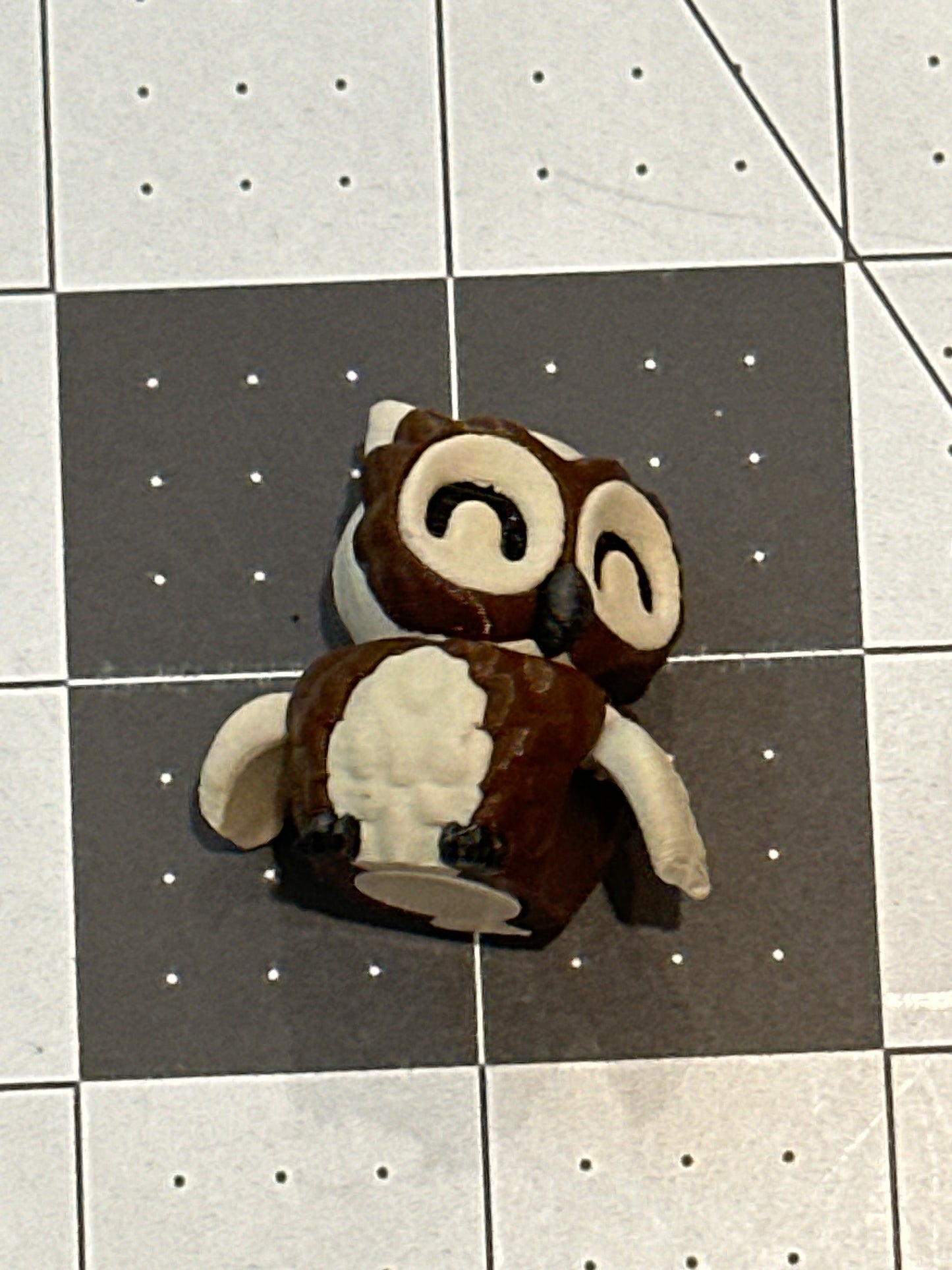 Owl Mini 3D Printed Articulating Figurine